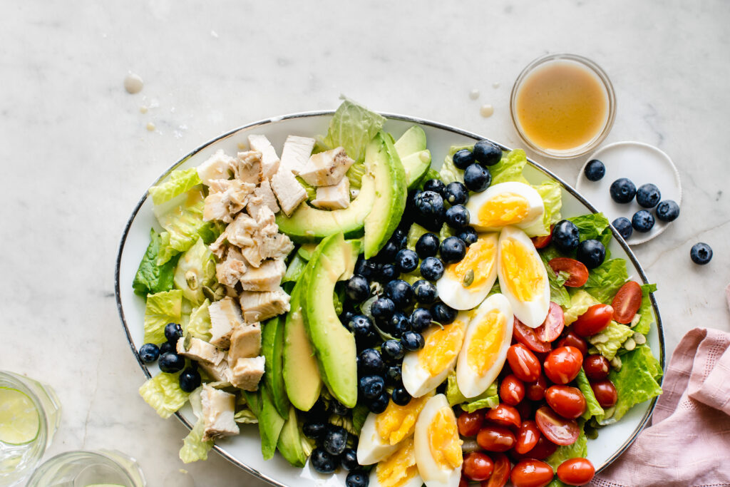 Simple Blueberry Cobb Salad - California Giant Berry Farms