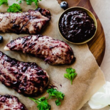 BBQ Blueberry Chicken