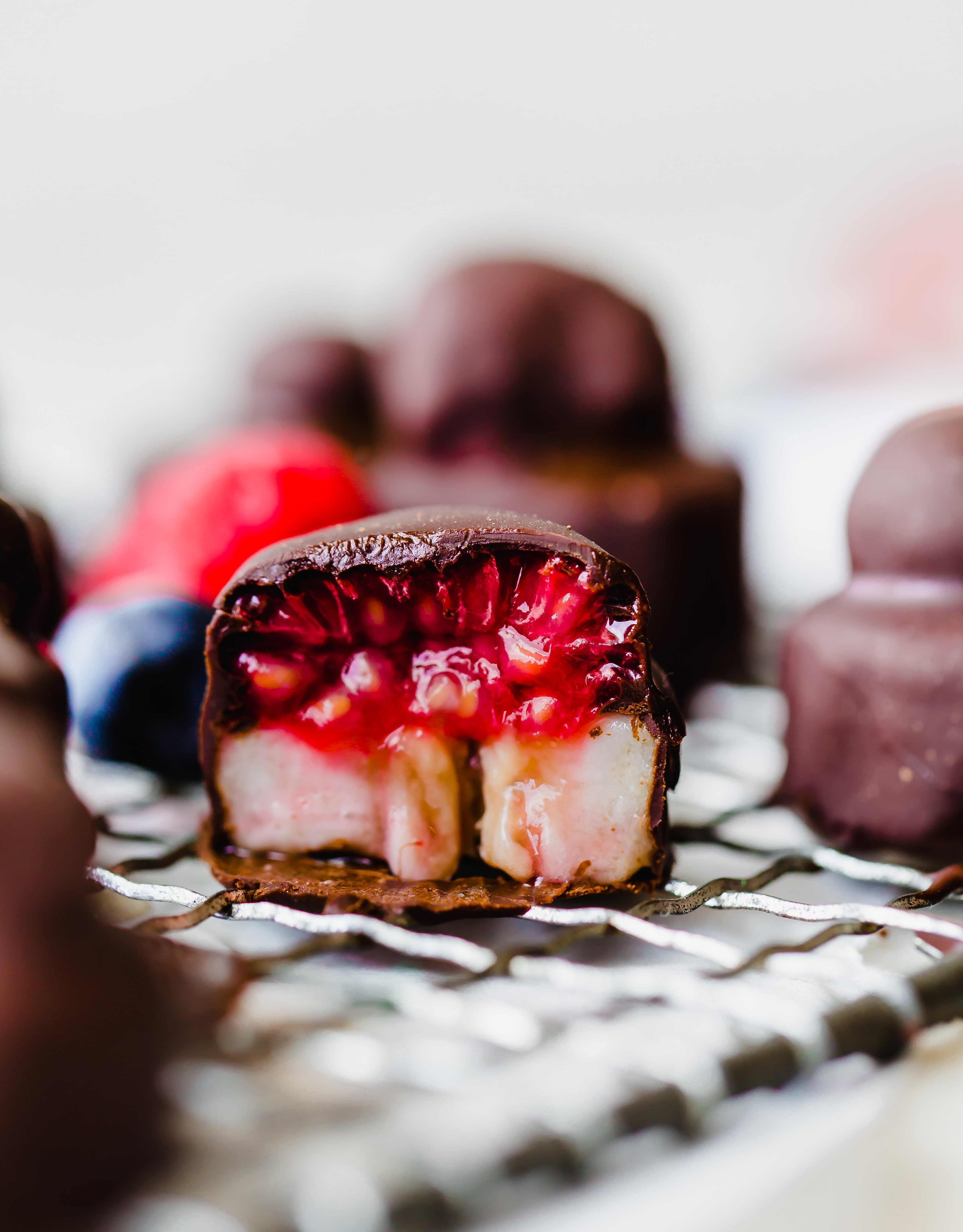 Berry and Banana Frozen Chocolate Coins - California Giant Berry Farms
