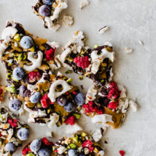 Chocolate Berry Dessert Bark