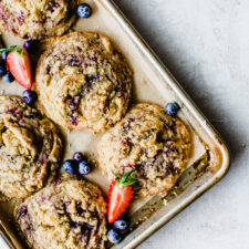 Tahini Berry Jam Sugar Cookies