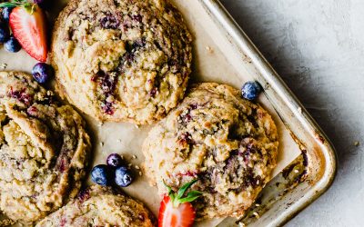 Berry-Tahini-Cookies