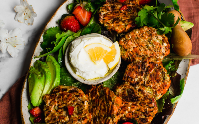 Strawberry Salmon Cakes