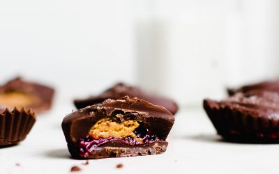 Halloween-Pumpkin-and Blackberry Butter Cups 2