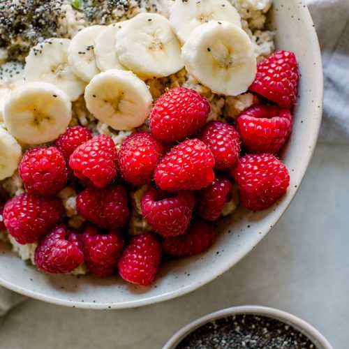 Raspberry Banana Oatmeal Boost