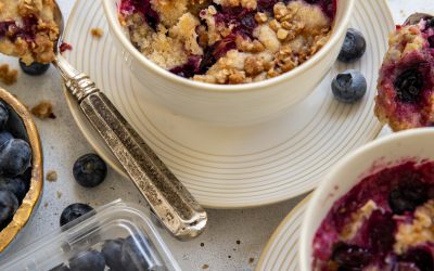 blueberry muffin mug cake-2