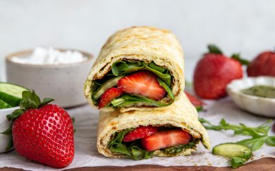 cottage cheese wrap with strawberries-4
