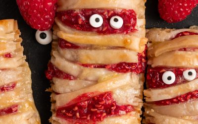 raspberry mummy hand pies-1